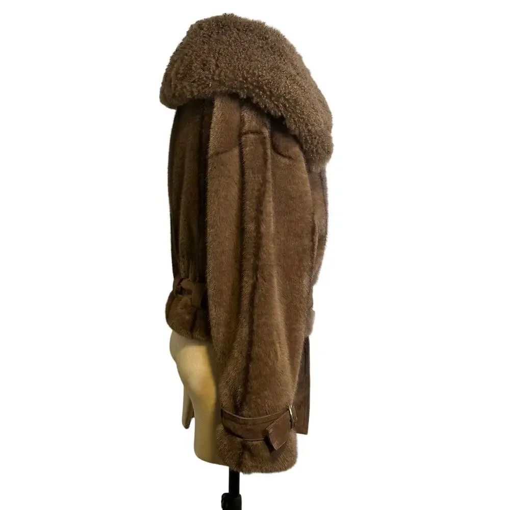 Ducie London Aurora Coat in Coco